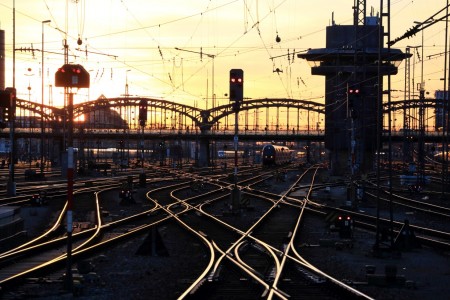 Im Gleisvorfeld des Münchner Hbf